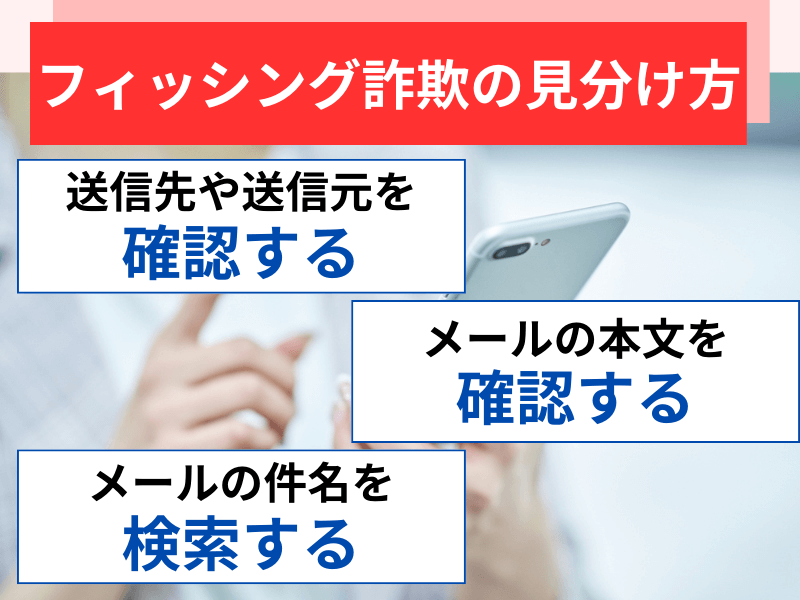 フィッシング詐欺の見分け方