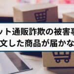 【ネット通販詐欺の被害事例】割安なサイトで購入したが、商品届かず