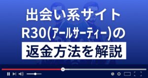 「R30大人の秘密の秘密の出会い」は出会い系詐欺?返金方法を徹底解説