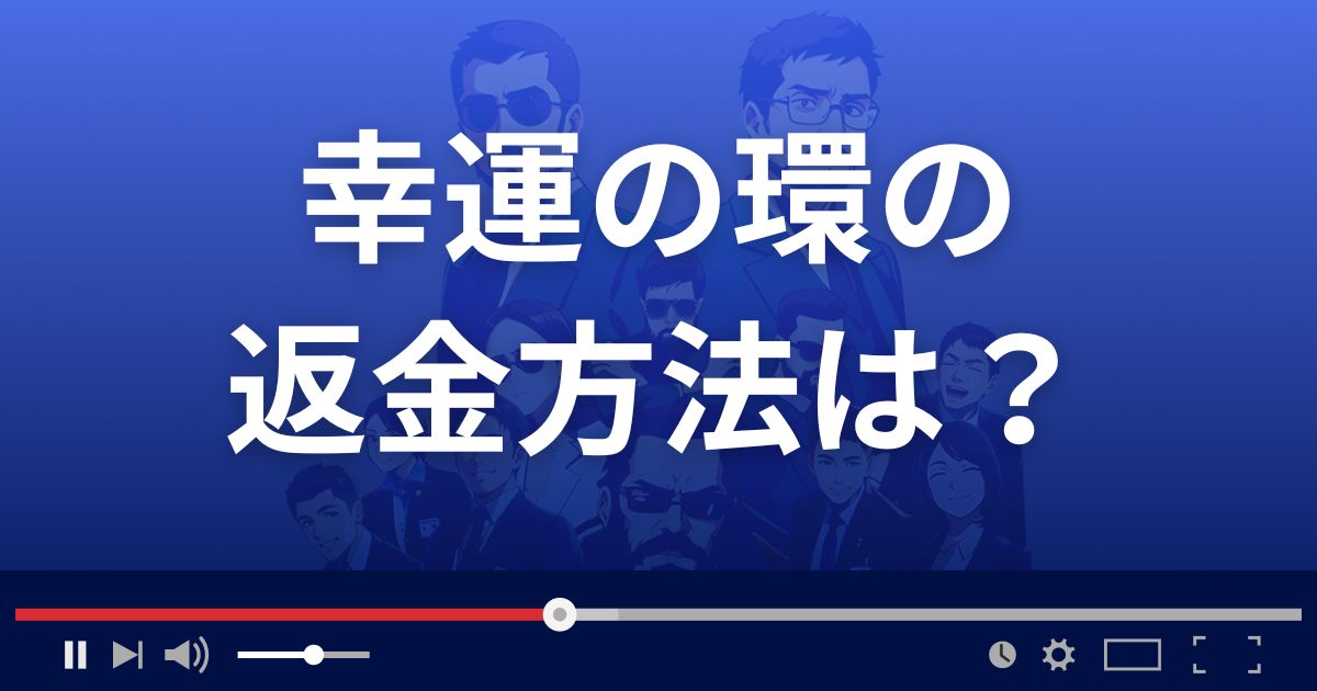 占いサイト幸運の環の返金方法を解説