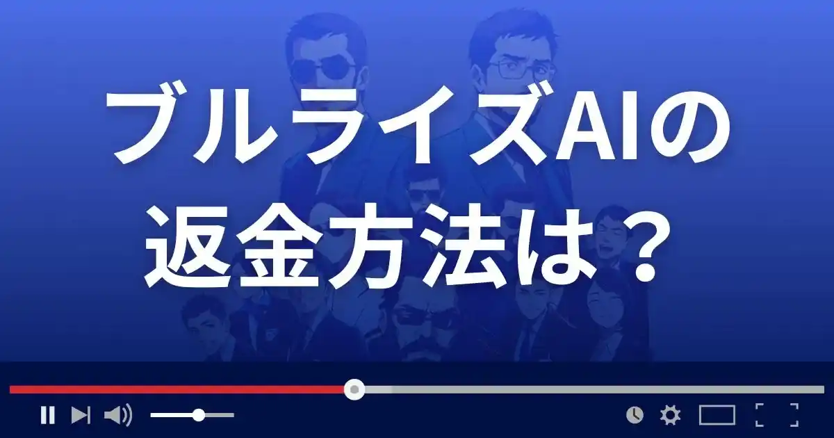 BullRise AIの返金方法を解説