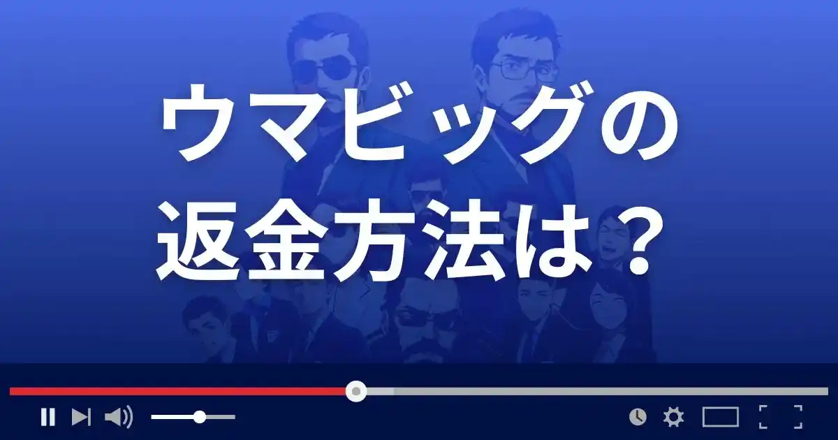 競馬予想サイトUMABIGの返金方法を解説