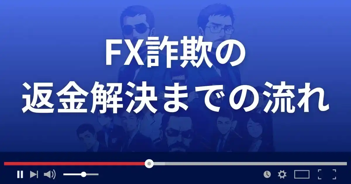 FX詐欺の相談から返金解決までの流れ