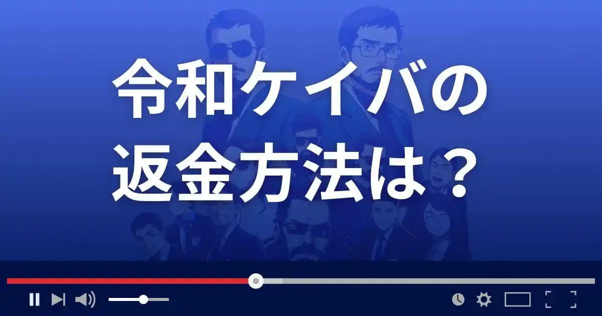 令和ケイバの返金方法を解説