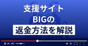BIG/ビッグ(福山唯)は悪質な支援詐欺?返金方法まで解説
