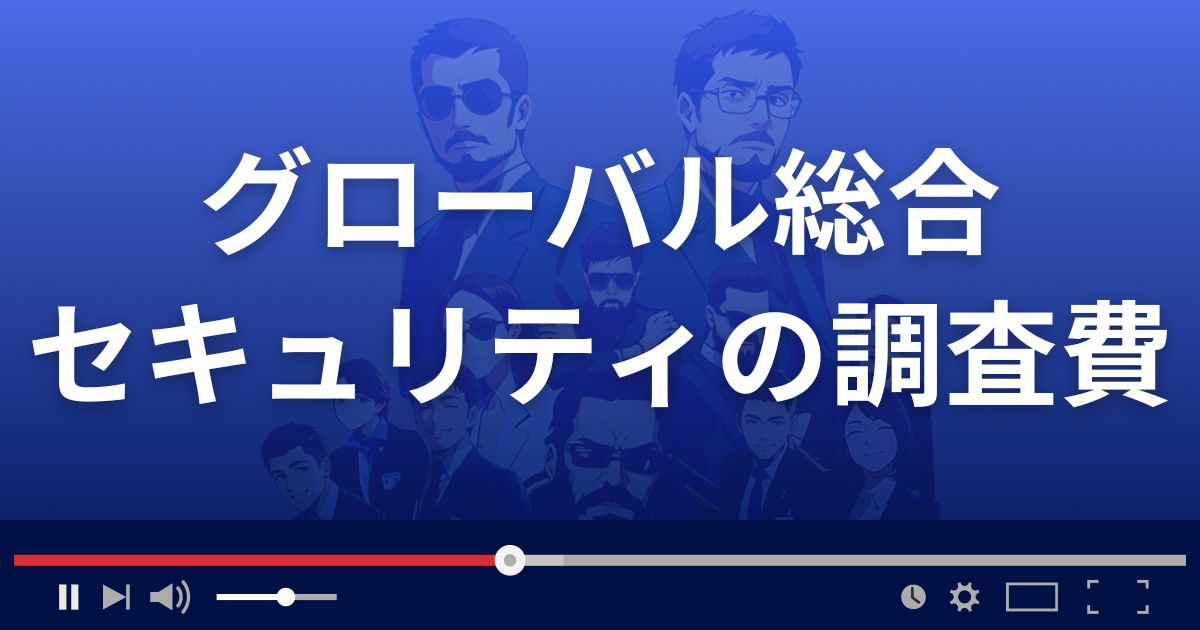 グローバル総合セキュリティの調査費用